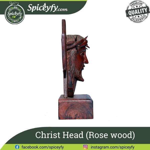 Christ Head Rose wood
