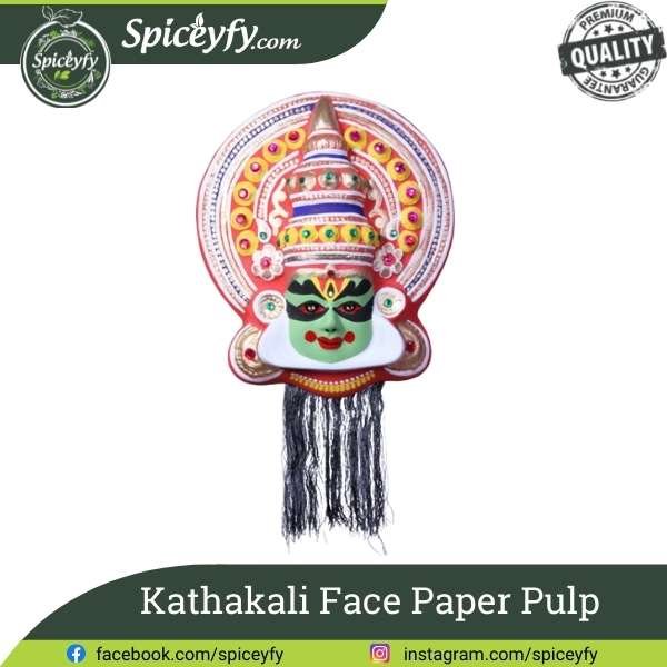 Kathakali Face Paper Pulp