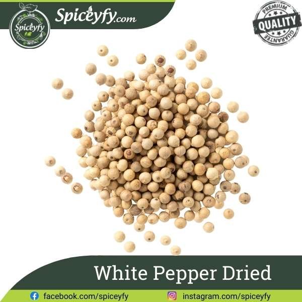 White Pepper (വെളുത്ത കുരുമുളക് सफेद काली मिर्च)